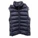  Uniqlo UNIQLO жилет капот переустановка возможно одноцветный полный Zip с высоким воротником поли 100%( down 80%+ перо 20%) M темно-синий темно-синий женский 