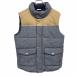  Gap GAP с хлопком лучший безрукавка жакет с высоким воротником точка кнопка × Zip поли 100% S. темно-синий . темно-синий × бежевый мужской 