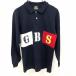  золотой Bear Golden Bear Golf рубашка-поло Logo принт Британия знак знак порез . вернуть ткань длинный рукав хлопок 100% 150 темно-синий темно-синий Kids Junior 