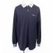 KENSHO ABE SPORTS талон shouabeLL мужской рубашка-поло cut and sewn tops Logo вышивка манжеты окантовка рисунок длинный рукав полиэстер 100% темно-синий темно-синий 