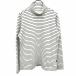 koru wing Kolwin Golf cut and sewn обратная сторона ворсистый окантовка с высоким воротником длинный рукав полиэстер × полиуретан LL XL темно-синий темно-синий × белой серии женский 