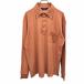  Munsingwear одежда Grand s Ram Golf мельчайший ворсистый рубашка-поло "в елочку" кнопка down длинный рукав акрил × поли × хлопок M Brown чай мужской 