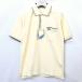 [ новый товар / перевод есть ]Whisky Jack рубашка-поло cut and sewn олень. . короткий рукав . с карманом хлопок × поли S свет крем желтый мужской мужчина 