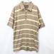 GORDON SMITH Gordon Smith XL мужской рубашка-поло cut and sewn футболка ткань окантовка .. мышь. one отметка вышивка короткий рукав хлопок 100% Brown 
