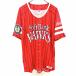  majestic Majestic бейсбол копия форма Fukuoka SoftBank Hawks игрок название нет [ ястреб. праздник .2021] короткий рукав поли 100% L красный мужской 