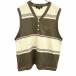 SNEAD USA Golf cut and sewn лучший безрукавка дерево кнопка окантовка хлопок 100% L зеленый хаки зеленый серия × неотбеленная ткань × чай × orange мужской 