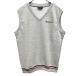 TaylorMade TAYLOR MADE Golf тренировочный лучший V шея Logo вышивка тянуть over хлопок × поли M Heather серый . серый × темно-синий × красный мужской 