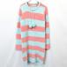  primary Primary салон одежда пижама One-piece окантовка pompon шнур стрейч поли 100% M ~ L розовый × голубой женский 