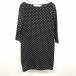 ZARA KNIT cut and sewn One-piece подкладка нет точка рисунок вода type рисунок 7 минут рукав полиэстер × полиуретан S черный × "теплый" белый чёрный женский 