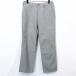 GREEN LABEL RELAXING UNITED ARROWS несколько тонкий брюки распорка микро полоса Zip fly хлопок 100% S серый серия мужской мужчина 