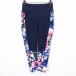  Gap Fit Gapfit леггинсы леггинсы брюки талия резина стрейч полиэстер × полиуретан SS темно-синий темно-синий женский 