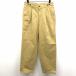  Henry хлопок zHenry Cotton's брюки-чинос талия . регулировщик ремень конический сделано в Японии хлопок 100% 44 желтый оттенок коричневого мужской 