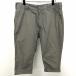 UNITED ARROWS RHYTHM OF LIFE тонкий конический укороченные брюки тысяч птица .. кромка двойной хлопок × поли L черный × серый белый чёрный серия мужской 