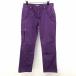  Oacley OAKLEY Golf брюки-карго полоса немного стрейч кромка. наружный . разрез длинный хлопок × полиуретан 32 лиловый фиолетовый мужской 