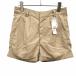  Lowrys Farm [ новый товар ]LOWRYS FARM высокий laiz шорты 2 tuck поли × искусственный шелк ( ремень : кожзаменитель ) L бежевый хаки женский 