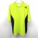 adidas Adidas S мужской спорт рубашка футболка боковой . сетка ткань Logo короткий рукав поли 100% желтый зеленый × угольно-серый желтый зеленый 