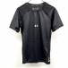 UNDER ARMOUR Under Armor L женский ( мужской?) бейсбол BASEBALL нижняя рубашка сетка короткий рукав нейлон × полиуретан черный чёрный 