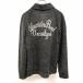 Luv maison Rav mezzo n46 мужской шерсть Like cut and sewn кардиган шаль цвет двусторонний Британия знак вышивка длинный рукав акрил 100%me Ran ji серый 
