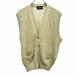  Jack ni Class JACK NICKLAUS Golf лучший кардиган sheb long ja карта V шея лен × акрил M бежевый зеленый мужской 