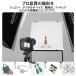 �d���^�[���e�[�u�� 360�x��] 20cm �ᑛ�� �B�e�p ��]�� USB���d �[�d�� 5kg�ω׏d �t�B�M���A�W�� �z���C�g �֘A�摜3