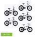  фэтбайк BMX Shimano shimano 7 ступени переключение скоростей велосипед 20 дюймовый ( готовый автомобиль )ACEXIS фэтбайк TUNDRA ACEXIS ( оплата при получении не возможно ) (TD)