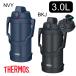  Thermos thermos вакуум изоляция спорт Jug 3.0L темно-синий черный fjq3001 фляжка термос спорт бутылка большая вместимость 