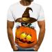  тыква Halloween футболка тыква кошка вырез лодочкой для мужчин и женщин мужской женский маскарадный костюм тыква смех . тыква 