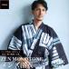  мужчина юката комплект [ юката + obi + geta + поясница шнур ]Ummm. ZEN MONOTONE источник ..66 BK мужской юката 4 позиций комплект хлопок 100% белый чёрный Monotone M L LL 3L фейерверк собрание лето праздник 