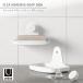 Umbra Anne bla Flex клей подставка под мыло FLEX ADHESIVE SOAP DISH камень .. класть камень .. tray мыло умывание шт. место хранения присоска gala стиль 