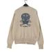 EOTOTOeototo14SS Fancy Skull Cardigan Skull кардиган M бежевый 