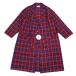 NOWHAW ноу-хау mood gown tartan проверка свободная домашняя одежда пальто 2 красный 