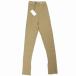 AURALEEo- Rally 19SS HIGH GAUGE RIB SLIT TIGHTS KAHKI BEIGE леггинсы 0 бежевый 