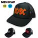 ACDC сетчатая кепка шляпа cap Kids Junior мужчина девочка ребенок ученик начальной школы ученик неполной средней школы унисекс для взрослых свободный размер для мужчин и женщин родители ..... средний . навес 