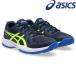** < Asics > ASICS UPCOURT 6 GS 1074A045 (401:MIDNIGHT/SAFETY YELLOW) закрытый для обувь Junior 1074A045-401