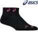 ** почтовая доставка отправка < Asics > ASICS поддержка короткие носки 12 3053A163 (002: Performance черный × розовый ) волейбол 3053A163-002