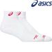 ** почтовая доставка отправка < Asics > ASICS поддержка короткие носки 12 3053A163 (101: brilliant белый × fire Lee красный ) волейбол 3053A163-101