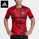  почтовая доставка отправка немедленная уплата возможно *[adidas] Adidas NTT DoCoMo красный Hurricane z регби tops джерси -GOQ46
