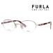 FURLA Furla очки модные очки без линз VFU964J 0196 49 овальный неполная оправа titanium Japan модель женский 