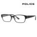  Police glasses frame POLICE VPLF54J 0M78 55 men's square self ru rim Japan collection no lenses fashionable eyeglasses glasses 