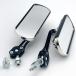 LEXOR Classic aluminium квадратное зеркало универсальный 10mm 8mm адаптор 2 шт имеется 360 раз вращение регулировка Dux Giorno Cub PCX C