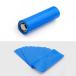 �y10���z 18650 �M���k�`���[�u PVC ��C �ی� �V�������N �d�r�p ���k�^�C�v  ��7.2*3cm ����:��0.1mm �u���[ �֘A�摜3