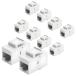[10 шт ] LAN кабель трансляция коннектор RJ45 женский - женский CAT6 8P8C ключ камень удлинение для примерно 30*22*5mm