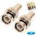 [2 пункт ] BNC мужской RCA женский изменение адаптер изображение сигнал подключение для коннектор переходник кабель изменение универсальный оборудование соответствует электропроводка пассажирский адаптор в комплекте 