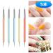 [5шт.@] силикон щетка точка авторучка ногти щетка нейл-арт tool пункт . tool простой долговечность точка палка resin декоративный элемент 