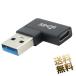 USB�ϊ��R�l�N�^ USB3.1 Gen2(USB 3.2 Gen2) L���^D USB-A(�I�X)-USB-C(���X) 10Gbps
