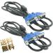 2ܥåȡ1.8m VGA֥ D-Sub15pin ץ饰-ץ饰(-) Υк ե饤ȥդ ֥å