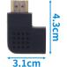 �y90�x+270�x�Z�b�g�zHDMI �ϊ��A�_�v�^ �I�X-���X �[�q �����ϊ� �֘A�摜1