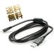 USB2.0 USB-A мужской flat type 8 булавка данные пересылка кабель цифровая камера подключение такой же период код fe свет core имеется черный 
