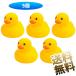 [5 шт ]a Hill маленький размер желтый силикон симпатичный звук . выходить санитария безопасность ребенок взрослый ванная игрушка водные развлечения подарок 
