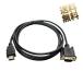  изменение кабель HDMI мужской to VGA мужской [ с другой стороны направление ограничение ]HDMI VGA позолоченный 720P/1080P примерно 1.8m